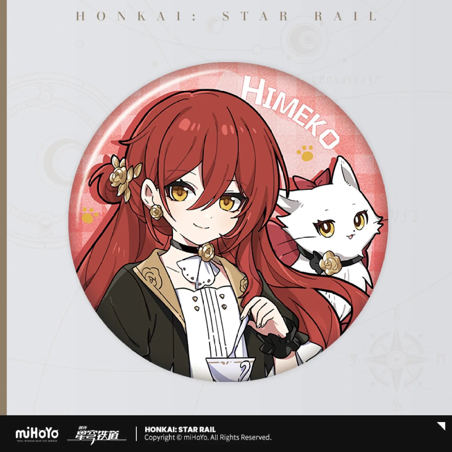 Honkai: Star Rail - Little Cat Series Tinplate Badge