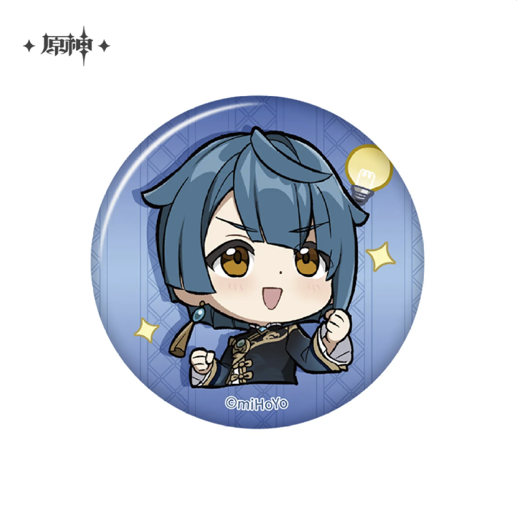 Genshin Impact - Liyue Character Chibi Badge