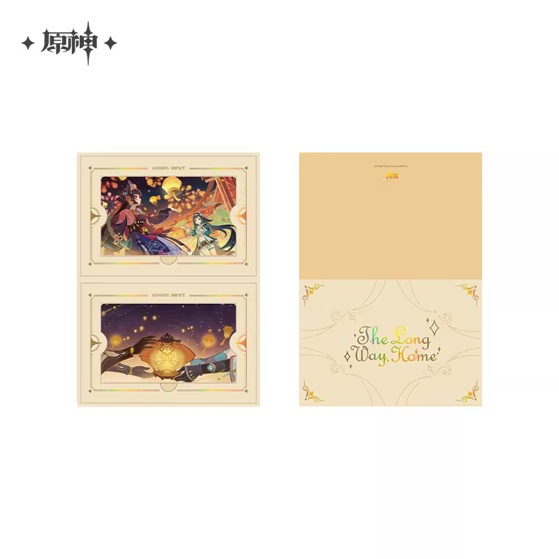 Pre-Order Genshin Impact - The Long Way Home Snapshot Series Badge & Collectable Card Set