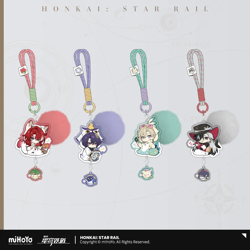 Pre-Order Honkai: Star Rail - Boys' Dormitory Series Chibi Character Acrylic Keychain