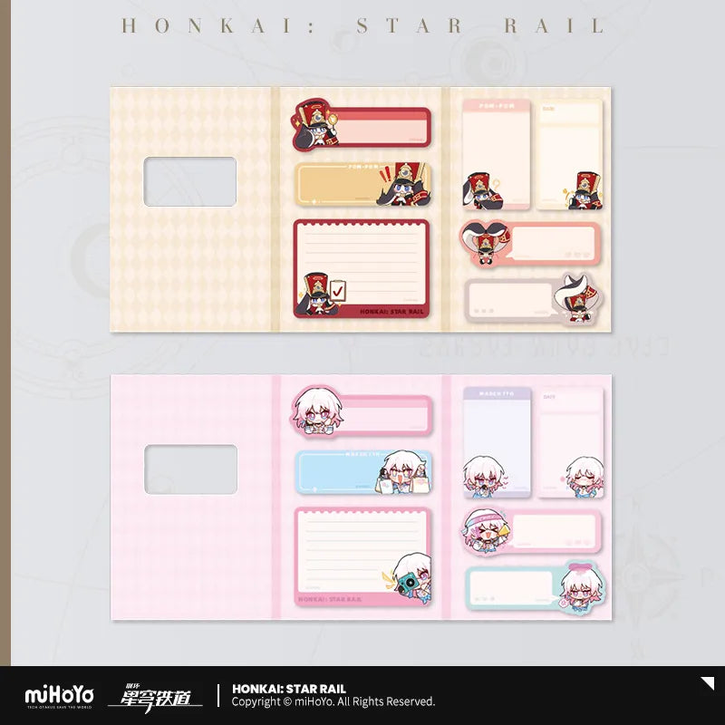 Honkai: Star Rail - Pom-Pom Gallery Chibi Sticky Note