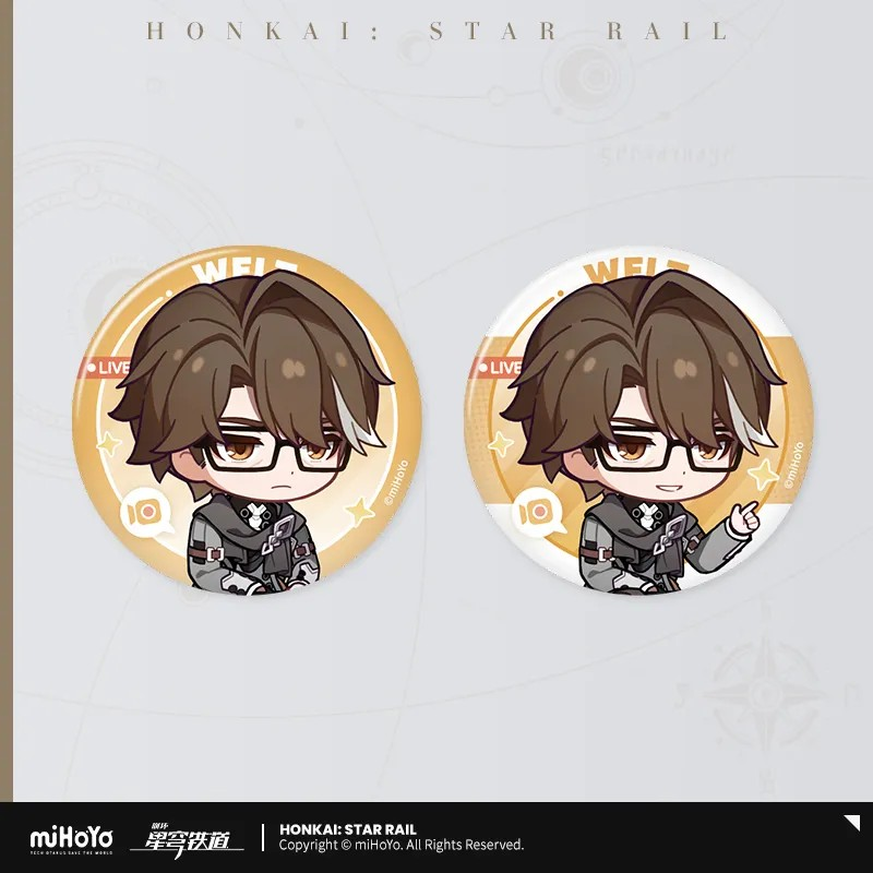 Honkai: Star Rail - Owlbert's Reception Room Series Badge Set