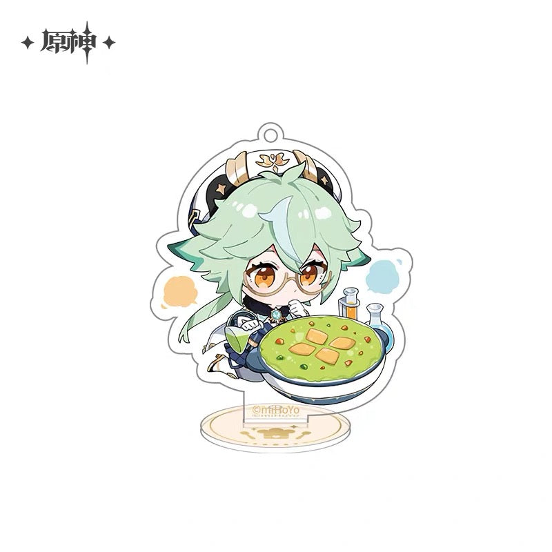 Genshin Impact Delicious Party Character Chibi Acrylic Standees
