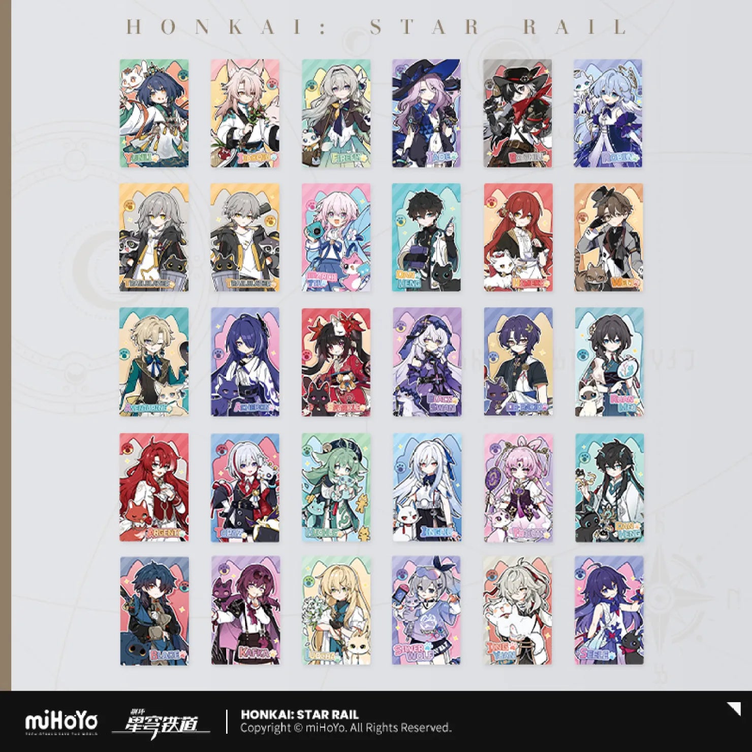 Honkai: Star Rail - Little Cat Series Collection Card