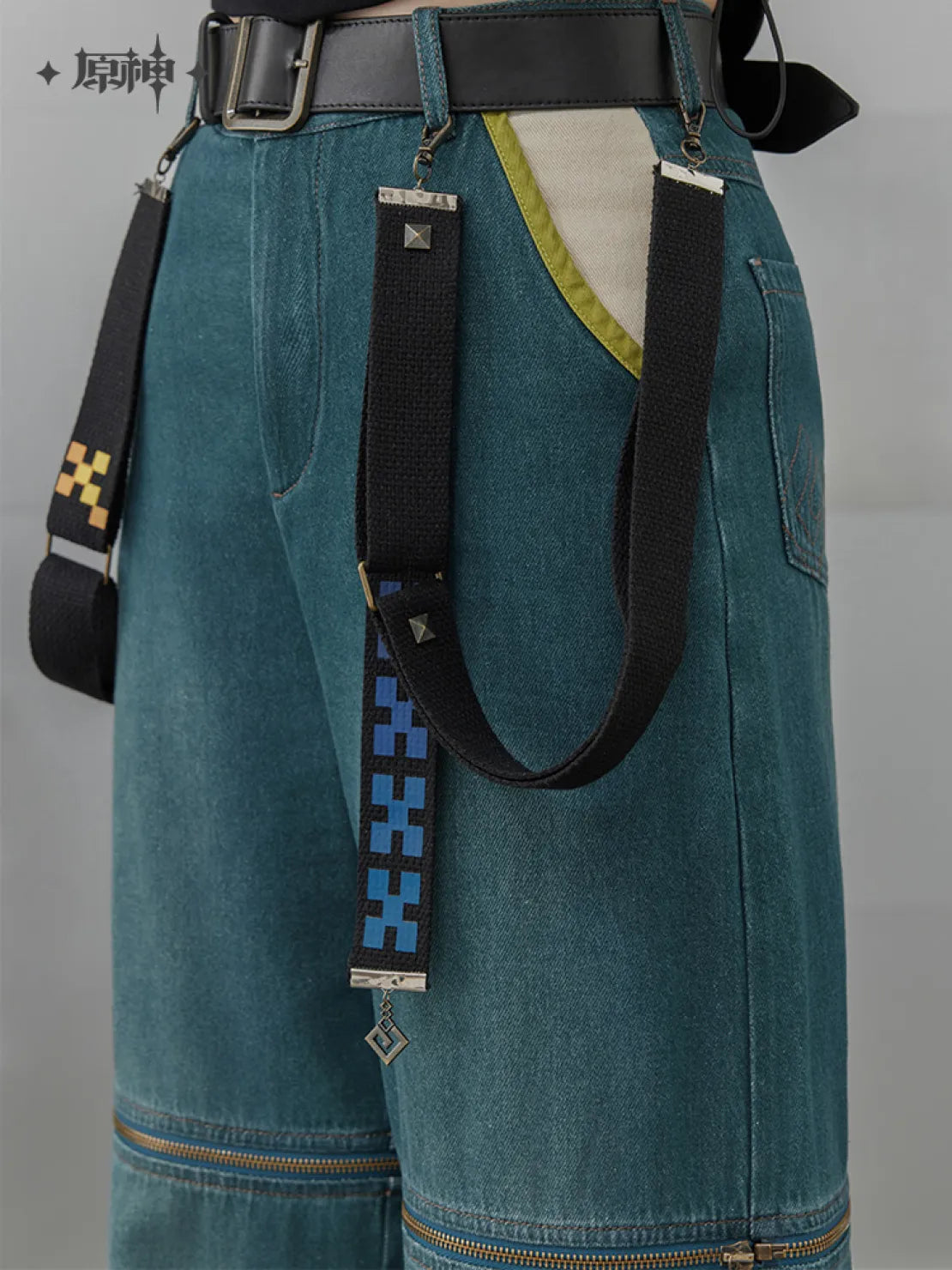 Pre-Order Genshin Impact - Kinich Theme Impression Series Convertible Worker Jeans