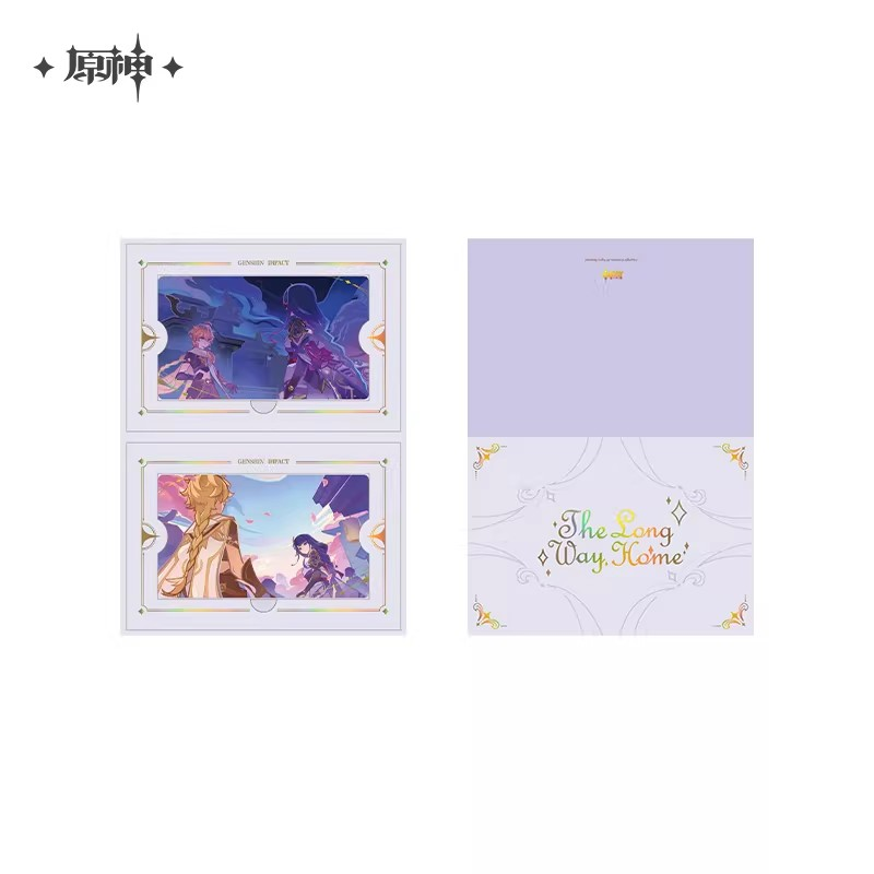 Pre-Order Genshin Impact - The Long Way Home Snapshot Series Badge & Collectable Card Set
